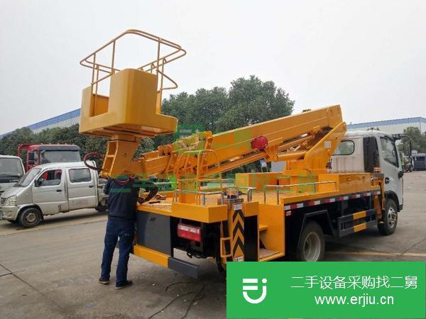 河南出售二手東風多利卡18米伸縮臂高空作業車