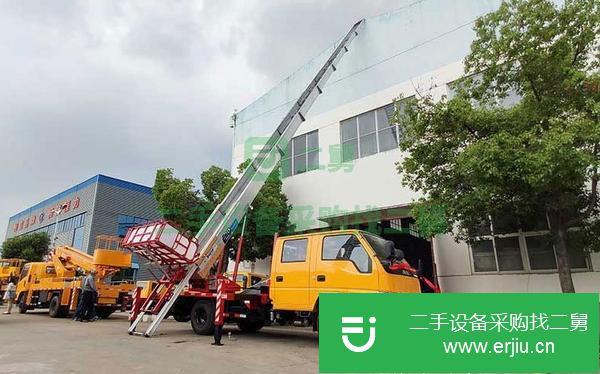 山東出售二手江鈴28米國六云梯車