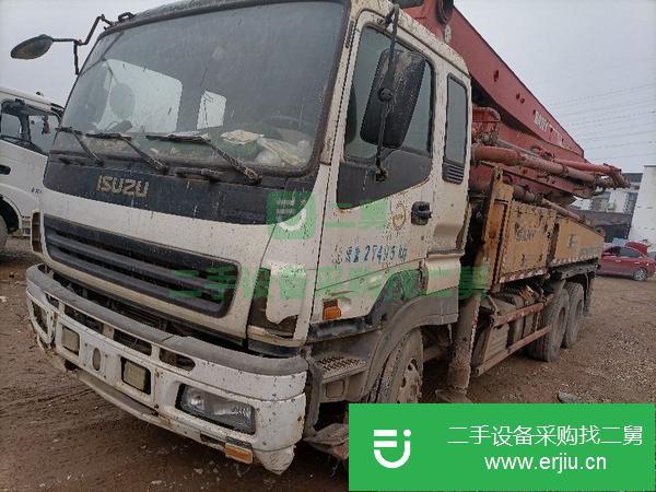 湖南出售二手12年五十鈴37米泵車