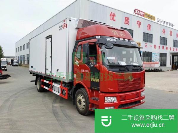 安徽出售二手J6解放6.8米冷藏車可分期