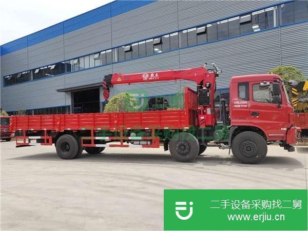 河南出售二手東風專底小三軸隨車吊