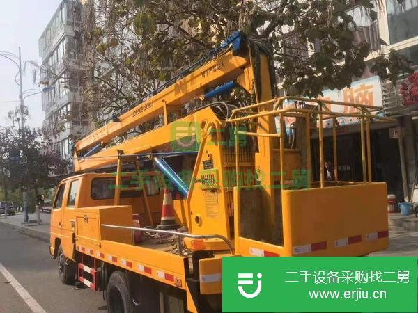 遼寧出售二手2013年16米黃牌江南高空作業車