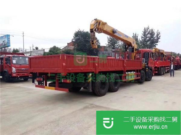 寧夏出售二手國六大運8噸隨車吊