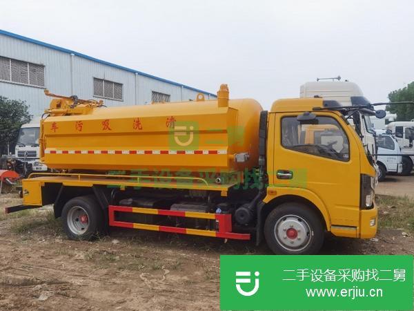 江西出售二手東風多利卡5方高壓清洗吸污車