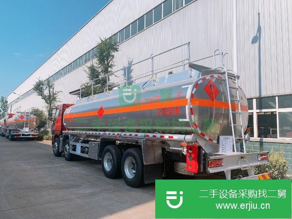 浙江出售二手解放前四后八27方油罐車