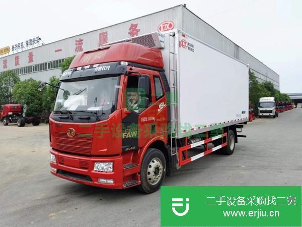 安徽出售二手J6解放6.8米冷藏車可分期
