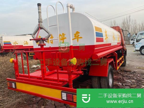 山東出售二手東風多利卡10立方灑水車云內4105氣殺增壓助力發動機
