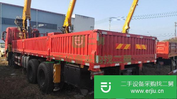 貴州出售二手東風后八輪12噸隨車吊