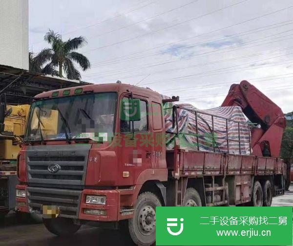 廣東出售二手100噸隨車吊濰柴330法士特變速箱