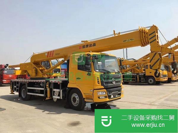 山東出售二手徐工16噸5節臂吊車