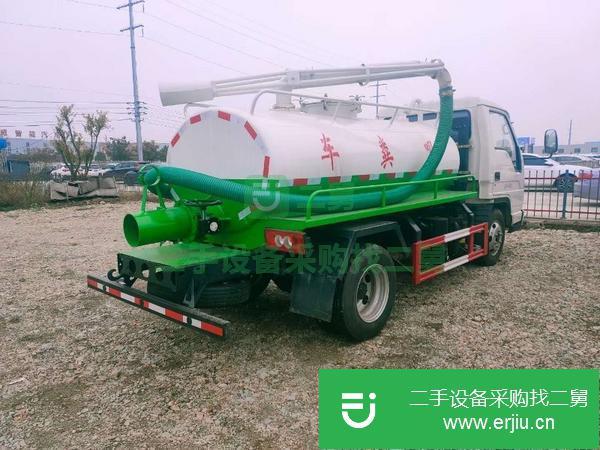 湖北出售二手福田小卡3方吸糞車