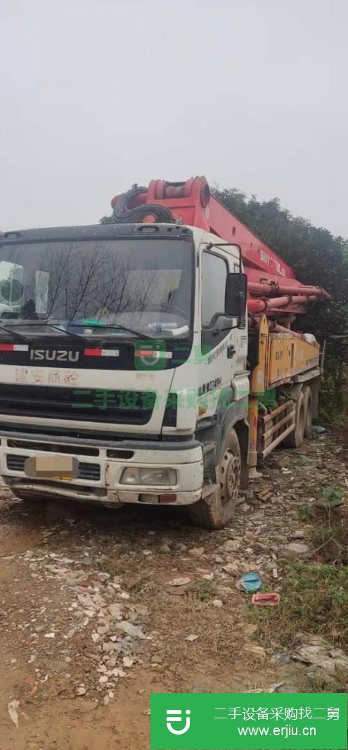 廣東出售二手三一三橋37米泵車北方車況,手續齊全可過戶