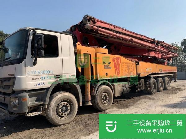 湖南出售二手14年三一奔馳國四62米泵車