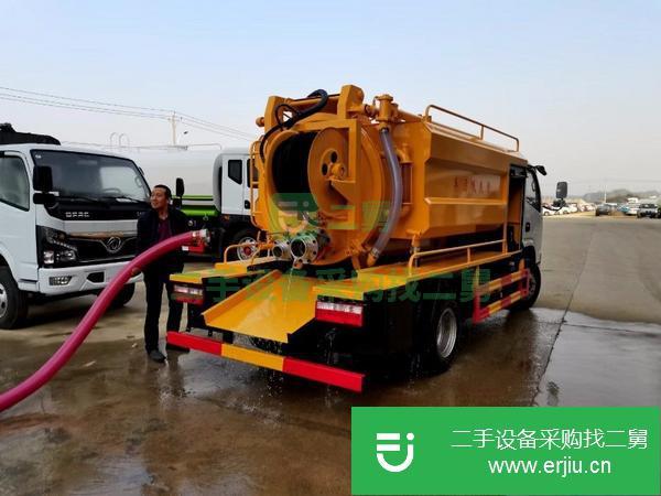 江蘇出售二手藍牌6方清洗吸污車可上京牌