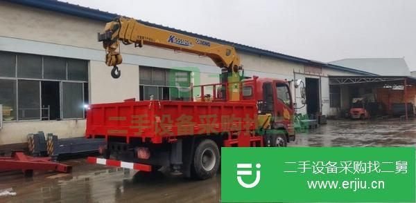 福建出售二手重汽王牌藍牌隨車吊