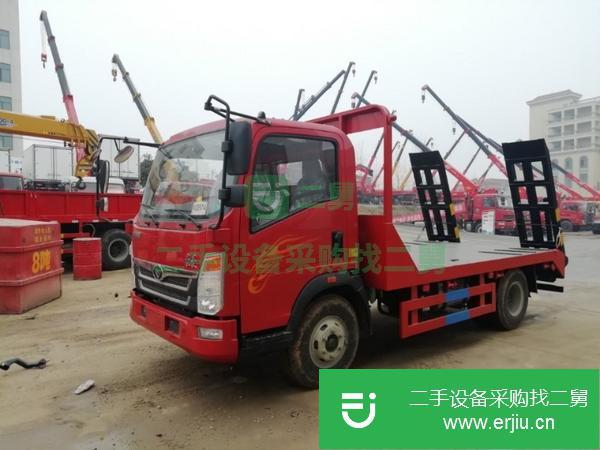 江蘇出售二手平板運輸車全國分期玉柴160馬力國V發動機陜齒法士特8檔高低速變速箱