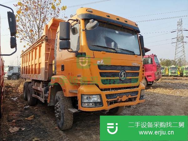 湖北出售二手德龍混凝土自卸車國五排放濰柴發動機法斯特高低速變速箱原車原版