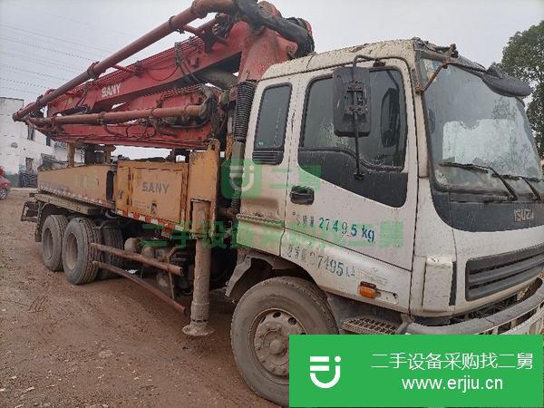 湖南出售二手12年五十鈴37米泵車