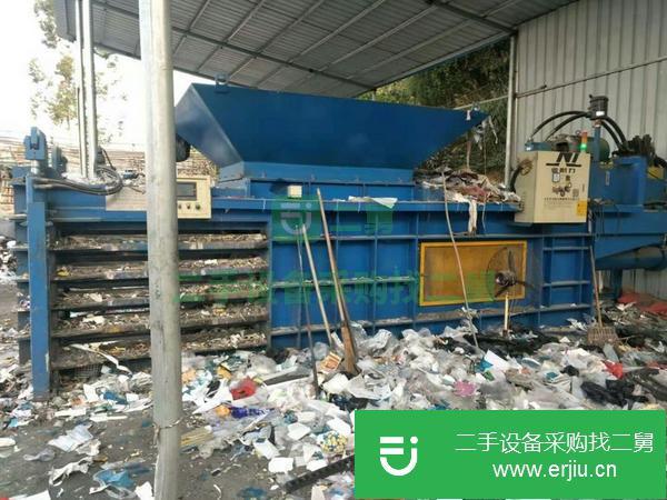 河南出售二手全自動液壓廢紙打包機