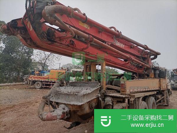 湖南出售二手12年五十鈴37米泵車