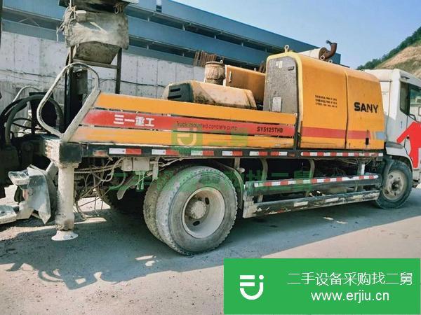 河北出售二手11年三一9018車載泵，手續齊全