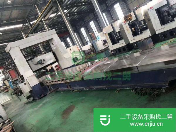山西出售二手青島中德2.1x8米龍門銑鏜床