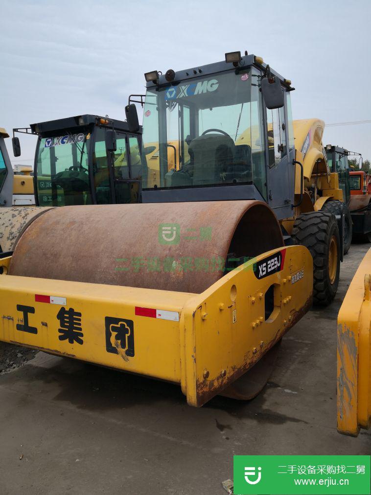 四川出售二手徐工22噸振動壓路機