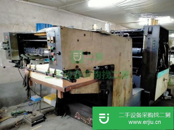 山東出售二手對開雙面印刷機