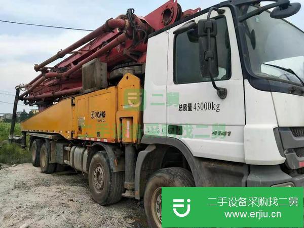 河北出售二手14年奔馳徐工56米泵車，手續齊全