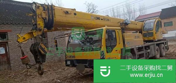 河南出售二手09年12月25k-1汽車吊