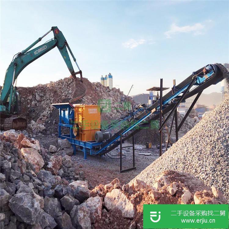 云南出售二手800*1000移動式破碎機