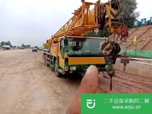 甘肅出售二手徐工25K5-1汽車吊2014年1月上牌,國三