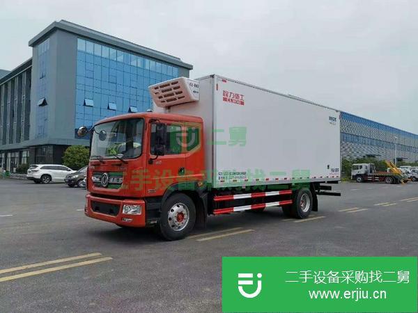 湖北出售二手東風多利卡D9180馬力國五冷藏車