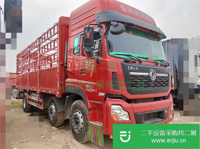 江西出售二手東風(fēng)天龍292馬力前四后四高欄貨車