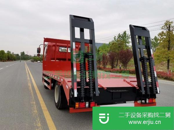 湖北出售二手重汽豪曼黃牌平板運輸車
