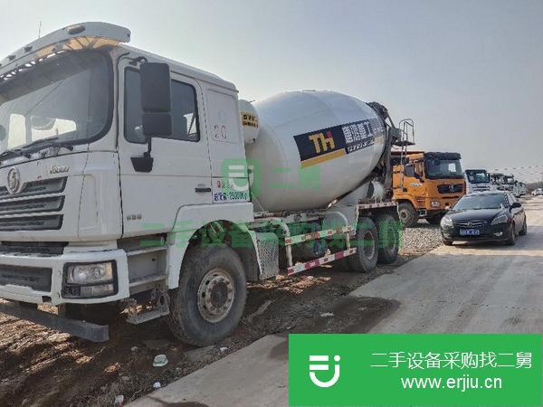 甘肅出售二手17年德龍國五攪拌車大14方