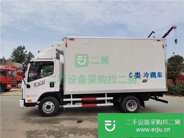 湖北出售二手國六解放虎V4.2米130馬力冷藏車