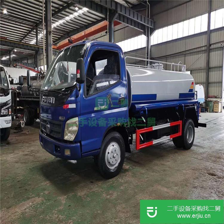 湖北出售二手福田5噸灑水車