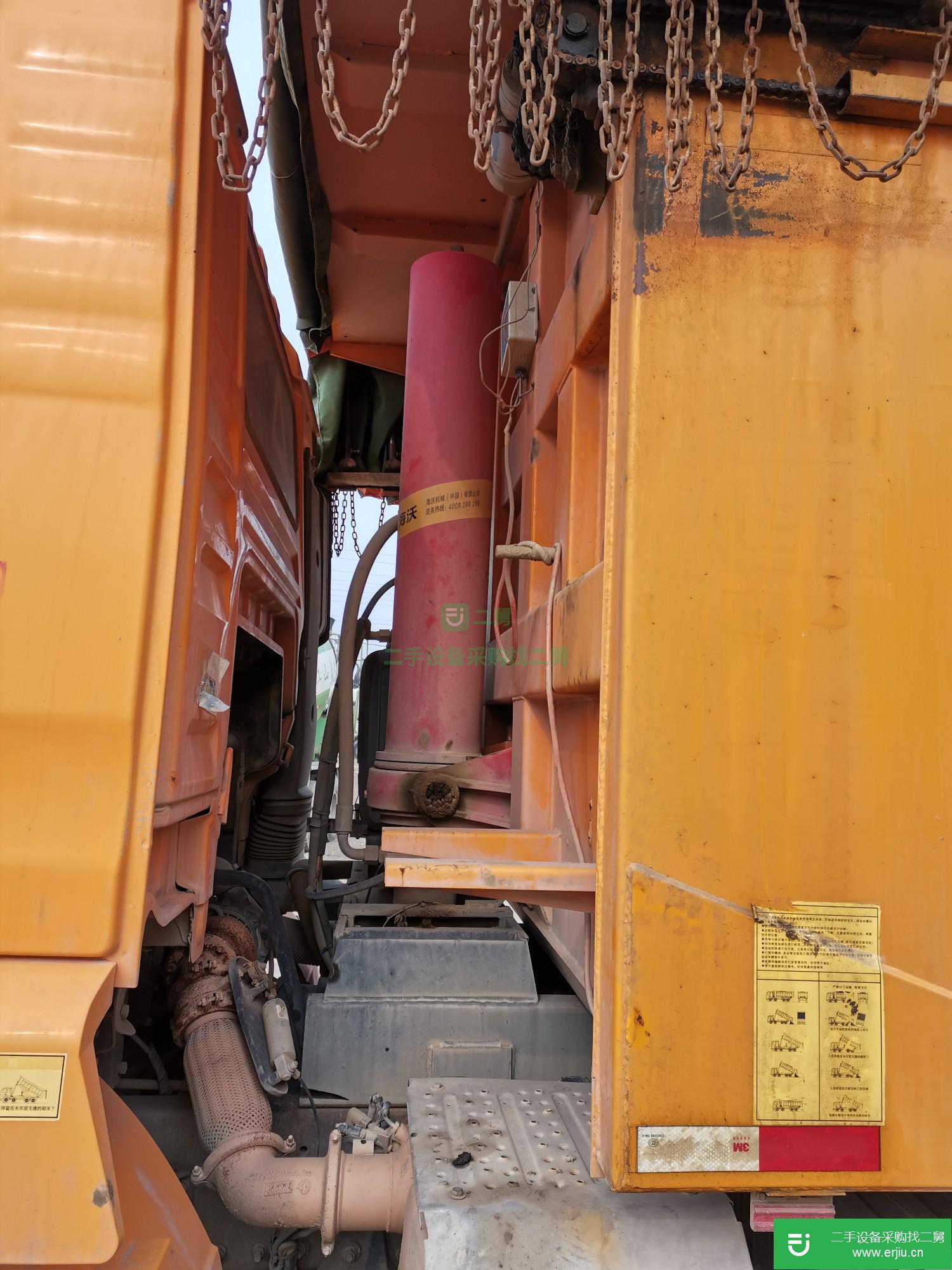 山東出售二手陜汽重卡350馬力自卸車