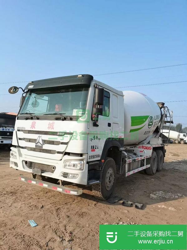 內蒙古出售二手豪沃攪拌車20方支持分期付款