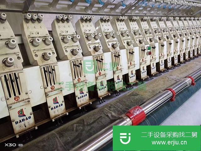 浙江出售鈺興33頭5.08間距絎繡機