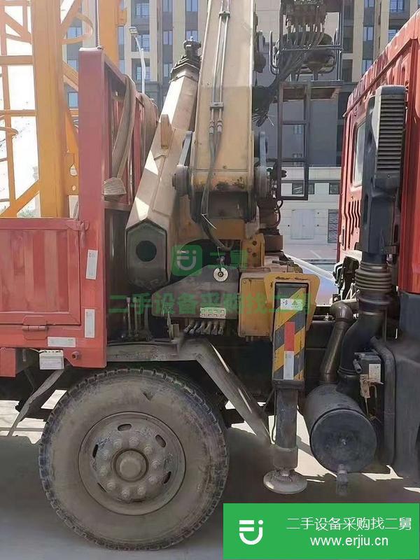 湖北出售二手前四后八徐工8噸折臂隨車吊手續齊全