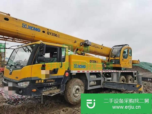 浙江出售二手16年7月徐工25k-2汽車吊，手續(xù)齊全，浙江戶