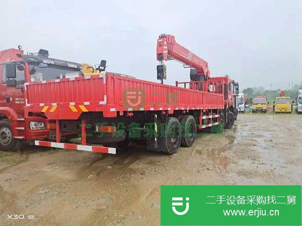 山西出售二手東風T5前四后八隨車吊