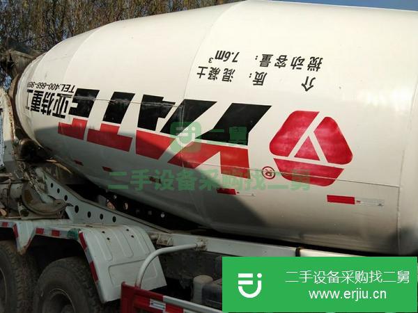 浙江出售二手19年攪拌車國五大12方