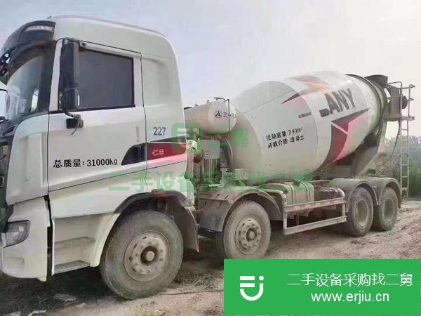 陜西出售二手18年大12方三一輕量化攪拌車,車況精品,