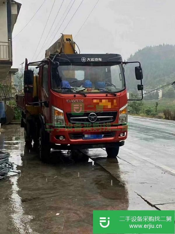 貴州出售二手徐工5噸3節臂藍牌隨車吊