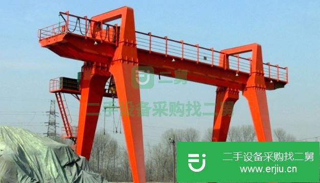 山東出售二手75噸雙梁龍門吊