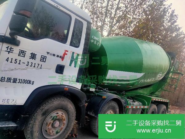 山東出售二手國五豪沃輕量化大12方攪拌車