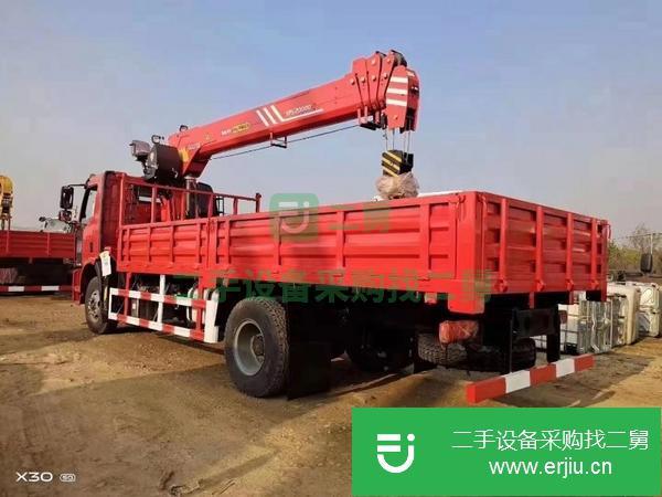 浙江出售二手解放J6大柴220馬力隨車吊